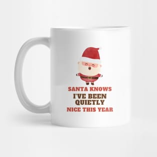 Introvert Christmas Humor Mug